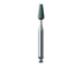 Abrasive, Green, Tapered Flat End, 2.8mm Ø, Medium, RA - 650-028-RA-GRN - Avtec Dental