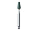 Abrasive, Green, Tapered Flat End, 3.2mm Ø, Medium, RA - 651-032-RA-GRN - Avtec Dental