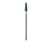 Abrasive, Green, Tapered Flat End, 3.5mm Ø, Medium, HP - 652-035-HP-GRN - Avtec Dental