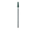 Abrasive, Green, Tapered Round End, 3.5mm Ø, Medium, HP - 652R-035-HP-GRN - Avtec Dental
