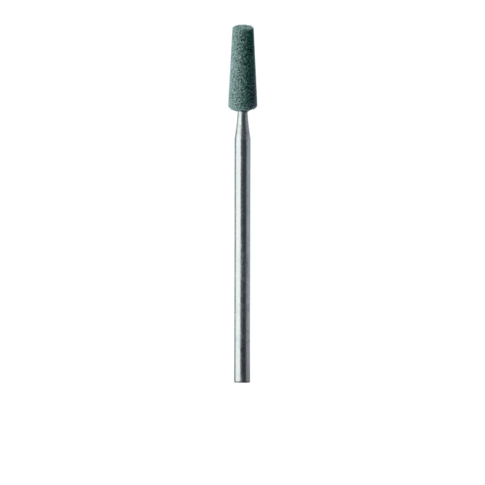 Abrasive, Green, Tapered Long Flat End, 4mm Ø, Medium, HP - 653-040-HP-GRN - Avtec Dental