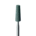 Abrasive, Green, Tapered Long Flat End, 4mm Ø, Medium, HP - 653-040-HP-GRN - Avtec Dental