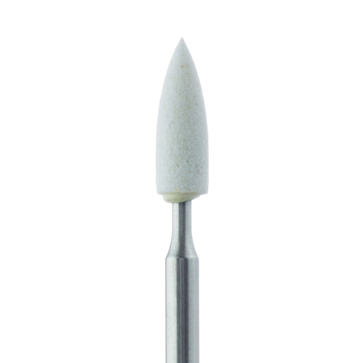 Abrasive, White, Flame, 2.5mm Ø, Extra Fine, FG - 660XF-025-FG-WH - Avtec Dental