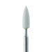 Abrasive, White, Flame, 2.5mm Ø, Extra Fine, FG - 660XF-025-FG-WH - Avtec Dental