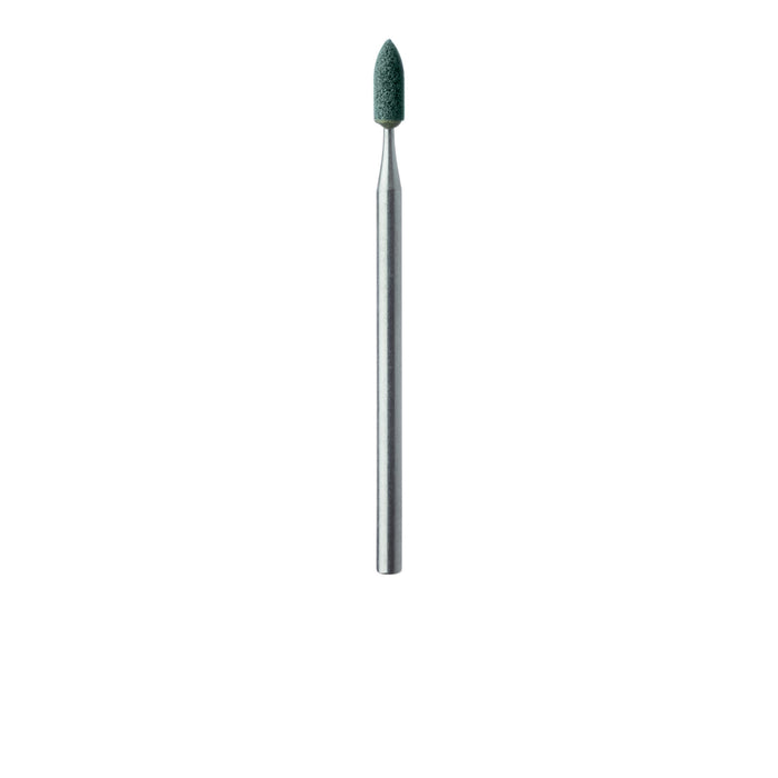 Abrasive, Green, Nose Cone, 2.5mm Ø, Medium, HP - 661-025-HP-GRN - Avtec Dental