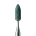 Abrasive, Green, Nose Cone, 2.5mm Ø, Medium, RA - 661-025-RA-GRN - Avtec Dental