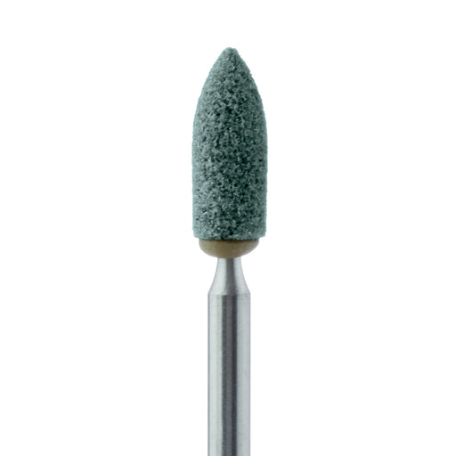 Abrasive, Green, Nose Cone, 2.5mm Ø, Fine, FG - 661F-025-FG-GRN - Avtec Dental