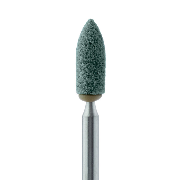Abrasive, Green, Nose Cone, 2.5mm Ø, Fine, FG - 661F-025-FG-GRN - Avtec Dental