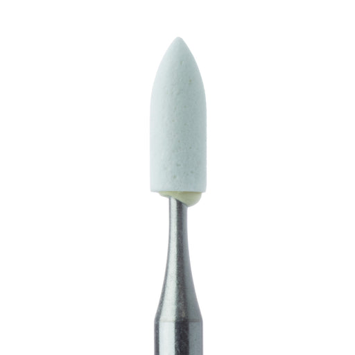 Abrasive, White, Torpedo, Arkansas, 2.5mm Ø, Extra Fine, RA - 661XF-025-RA-WH - Avtec Dental