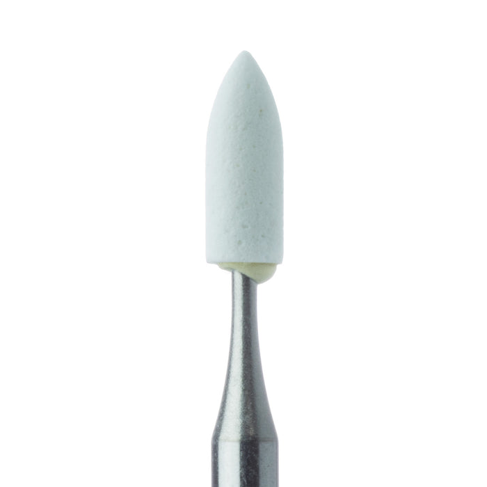 Abrasive, White, Torpedo, Arkansas, 2.5mm Ø, Extra Fine, RA - 661XF-025-RA-WH - Avtec Dental