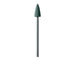 Abrasive, Green, Long Flame, 6mm Ø, Medium, HP - 665-060-HP-GRN - Avtec Dental