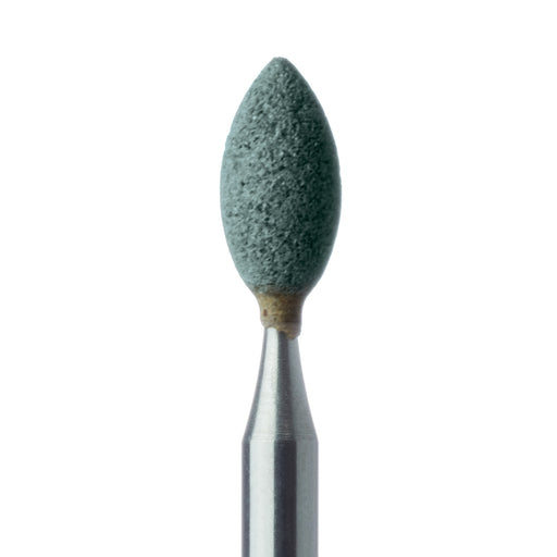 Abrasive, Green, Football, 3.5mm Ø, Medium, RA - 667-035-RA-GRN - Avtec Dental