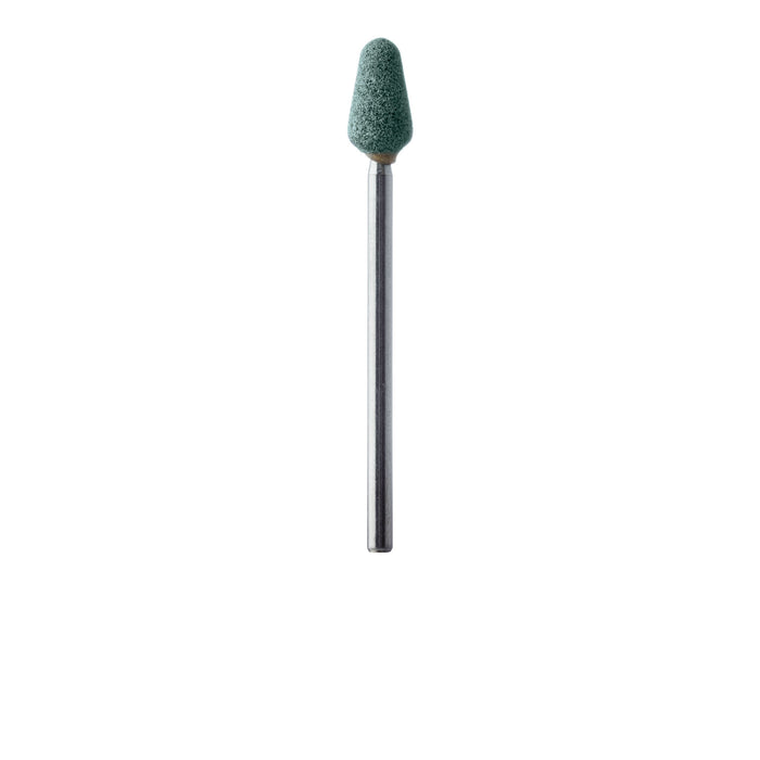 Abrasive, Green, Wide Nose Cone, 6mm Ø, Medium, HP - 671-060-HP-GRN - Avtec Dental