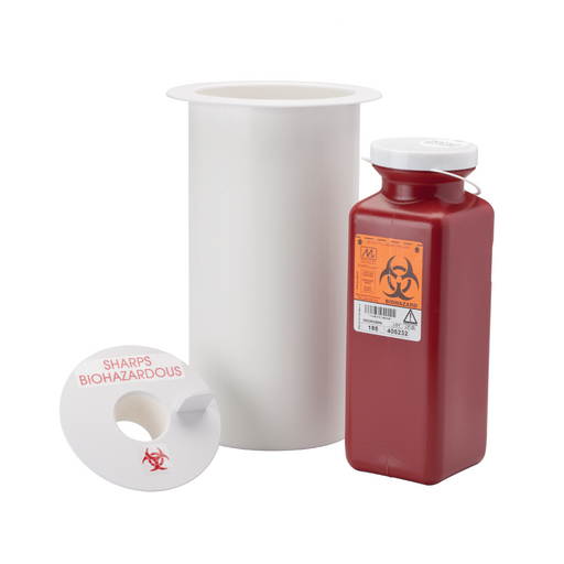 Sharps Container, Counter Mount - DCI 6802 - Avtec Dental