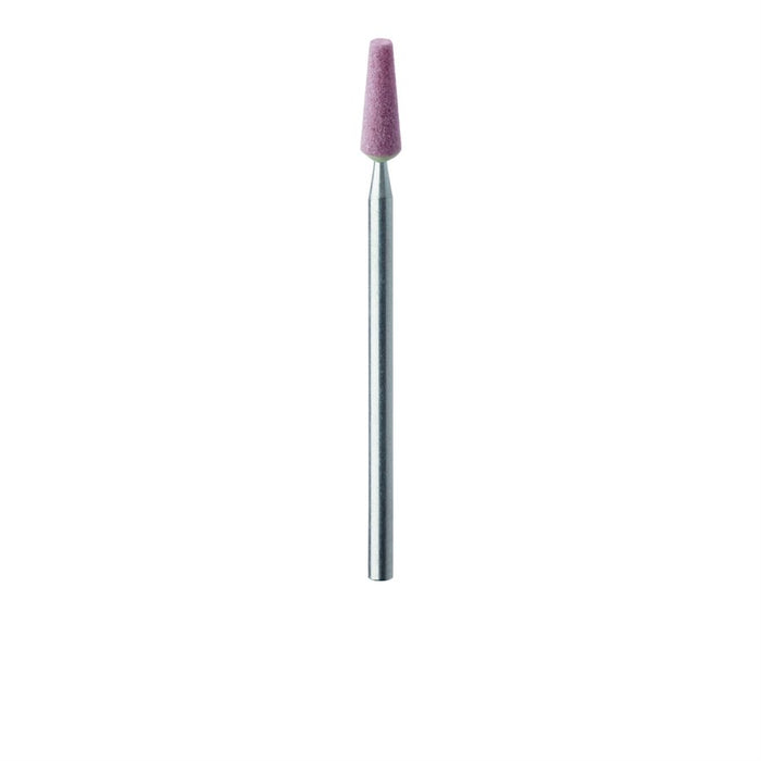 Abrasive, Pink, Tapered Flat End, 3.5mm Ø, Medium Bonding, Coarse, HP - 733-035-HP-P - Avtec Dental