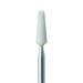 Abrasive, White, Tapered Flat End, 3.5mm Ø, Very Hard Bonding, Coarse, HP - 733-035-HP-WH - Avtec Dental