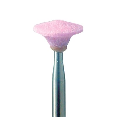 Abrasive, Pink, Saucer, 8.5mm Ø, Coarse, HP - 734-085-HP-P - Avtec Dental