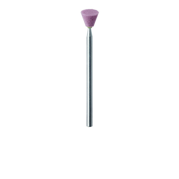 Abrasive, Pink, Inverted Cone, 7mm Ø, Hard Bonding, Coarse, HP - 735S-070-HP-P - Avtec Dental