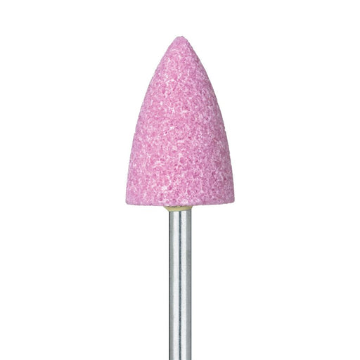 Abrasive, Pink, Flame, Laboratory Trimmer, 11mm Ø, Medium, HP - 744-110-HP-P - Avtec Dental