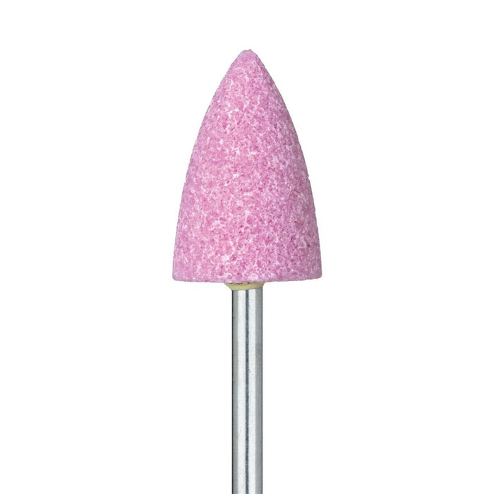 Abrasive, Pink, Flame, Laboratory Trimmer, 11mm Ø, Medium, HP - 744-110-HP-P - Avtec Dental