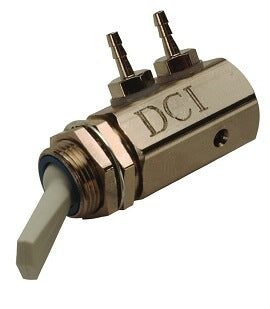 Toggle Cartridge Valve, Momentary, Side Port, 3-Way Normally Open, Gray - DCI 7852
