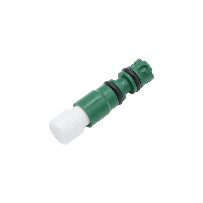 Push Button Valve Replacement Cartridge, Momentary, 3-Way, Normally Open, Green w/ Gray Push Button - DCI 7927
