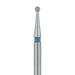 Round Diamond Bur, 1.2mm Ø, Medium, SS - 801-012-SS - Avtec Dental