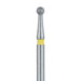 Round Diamond Bur, 1.6mm Ø, Extra Fine, FG - 801C-016-FG - Avtec Dental