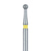 Round Diamond Bur, 2.1mm Ø, Extra Fine, FG - 801C-021-FG - Avtec Dental