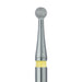 Round Diamond Bur, 2.3mm Ø, Extra Fine, RA - 801C-023-RA - Avtec Dental
