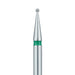Round Diamond Bur, 1mm Ø, Coarse, HP - 801G-010-HP - Avtec Dental