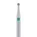 Round Diamond Bur, 1.2mm Ø, Coarse, FG - 801G-012-FG - Avtec Dental