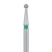 Round Diamond Bur, 1.4mm Ø, Coarse, FG - 801G-014-FG - Avtec Dental