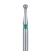 Round Diamond Bur, 1.6mm Ø, Coarse, FG - 801G-016-FG - Avtec Dental