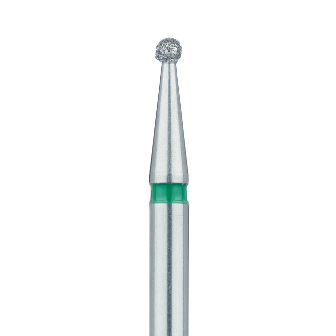Round Diamond Bur, 1.6mm Ø, Coarse, HP - 801G-016-HP - Avtec Dental