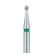 Round Diamond Bur, 1.6mm Ø, Coarse, HP - 801G-016-HP - Avtec Dental