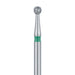 Round Diamond Bur, 1.8mm Ø, Coarse, FG - 801G-018-FG - Avtec Dental