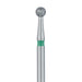 Round Diamond Bur, 2.1mm Ø, Coarse, FG - 801G-021-FG - Avtec Dental