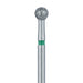Round Diamond Bur, 2.7mm Ø, Coarse, FG - 801G-027-FG - Avtec Dental
