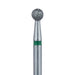 Round Diamond Bur, 3.3mm Ø, Coarse, HP - 801G-033-HP - Avtec Dental