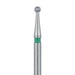 Round Diamond Bur, 1.4mm Ø, Coarse, SU - 801G-014-SU - Avtec Dental