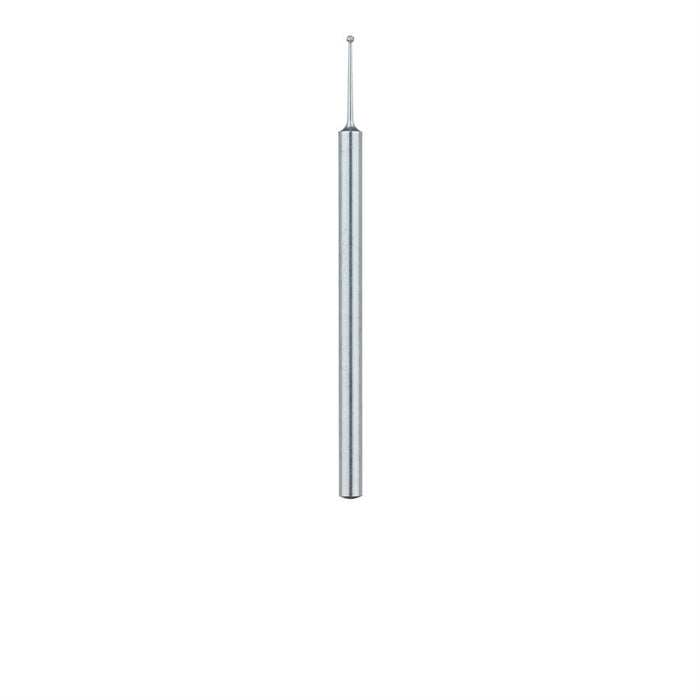 Long Round Diamond Bur, 0.8mm Ø, Medium, HP - 801L-008-HP - Avtec Dental