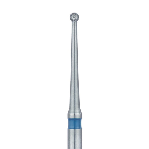 Long Round Diamond Bur, 1mm Ø, Medium, FG - 801L-010-FG - Avtec Dental
