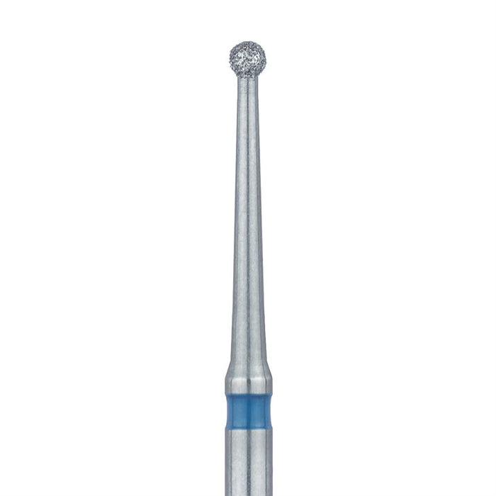Long Round Diamond Bur, 1.2mm Ø, Medium, FG - 801L-012-FG - Avtec Dental