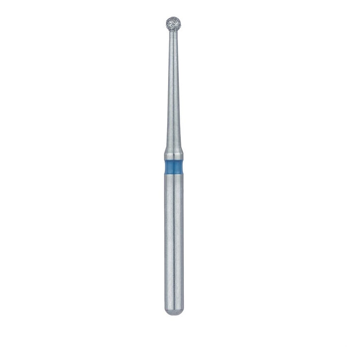 Long Round Diamond Bur, 1.2mm Ø, Medium, FG - 801L-012-FG - Avtec Dental