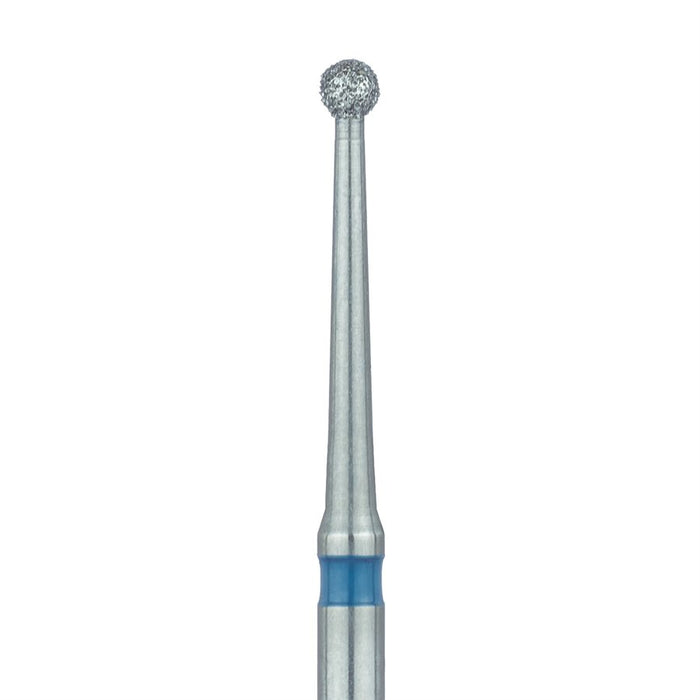 Long Round Diamond Bur, 1.4mm Ø, Medium, FG - 801L-014-FG - Avtec Dental