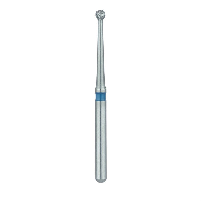 Long Round Diamond Bur, 1.4mm Ø, Medium, FG - 801L-014-FG - Avtec Dental