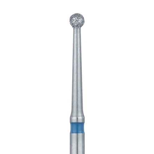 Long Round Diamond Bur, 1.6mm Ø, Medium, FG - 801L-016-FG - Avtec Dental