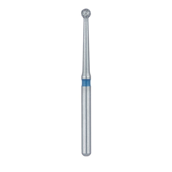 Long Round Diamond Bur, 1.6mm Ø, Medium, FG - 801L-016-FG - Avtec Dental