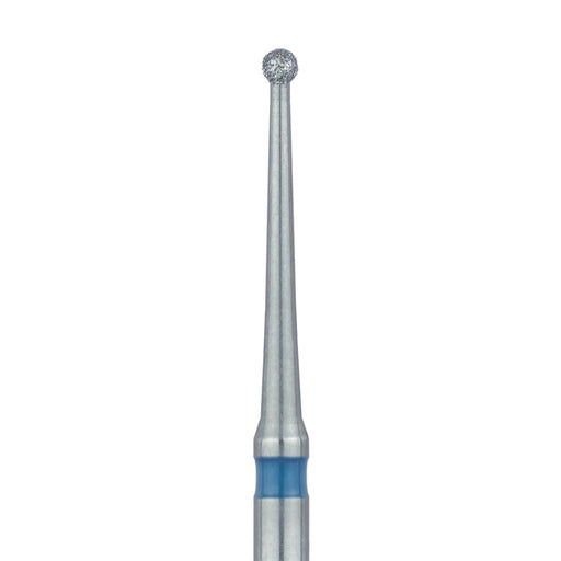 Long Round Diamond Bur, 1mm Ø, Medium, HP - 801L-010-HP - Avtec Dental